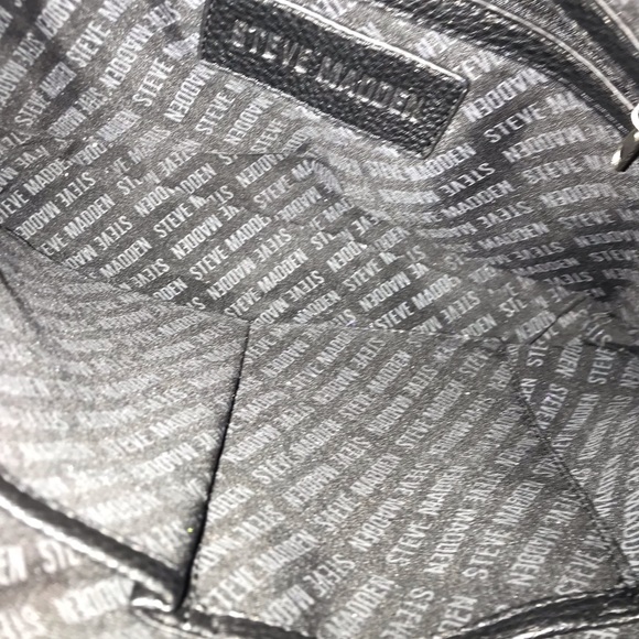 Steve Madden Metallic Rainbow Multi Colored Leather Clutch - Picture 5 of 16